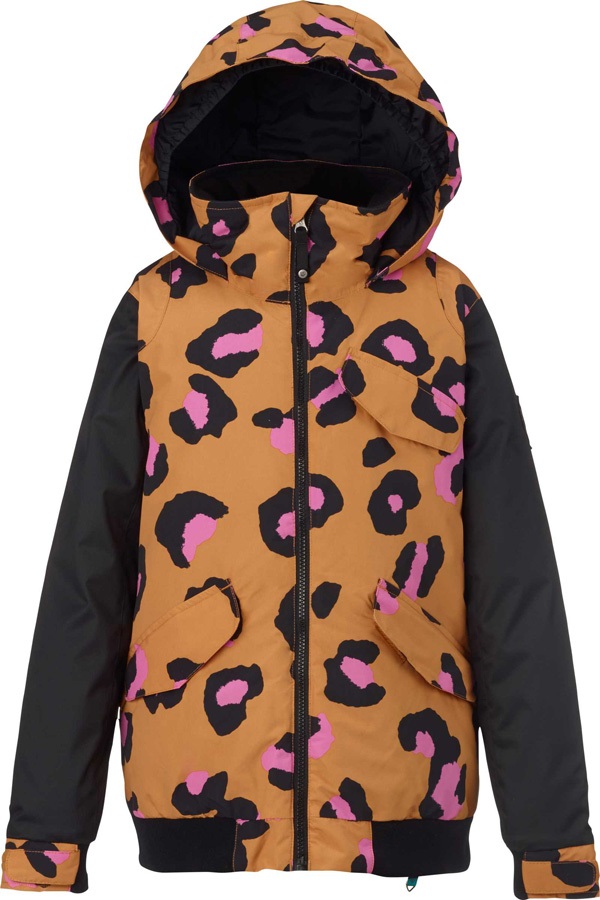 Burton Twist Girls Snowboard Ski Jacket XL Squashed/True Black