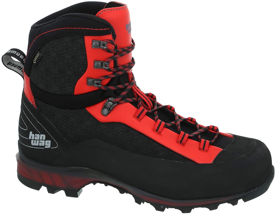 Hanwag Ferrata II GTX Hiking Boots, UK 9 Black/Red