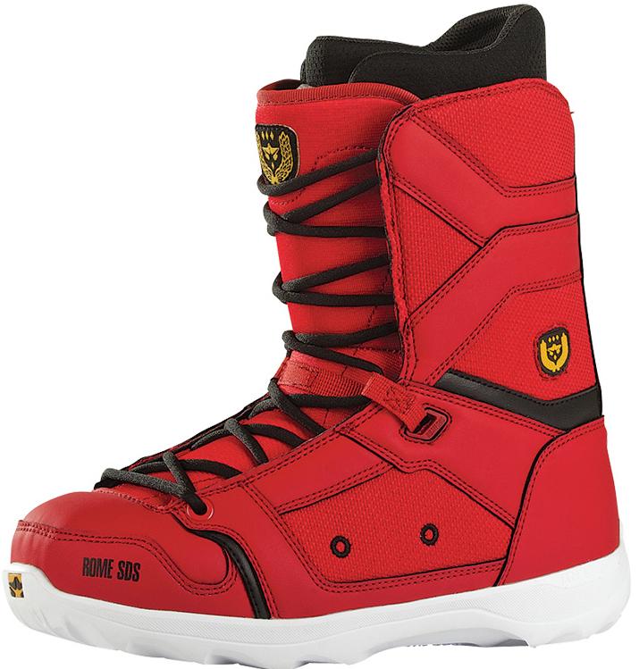 red snowboard boot laces