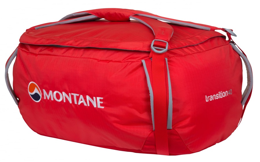 Montane Transition Duffel Travel Bag 40L Flag Red