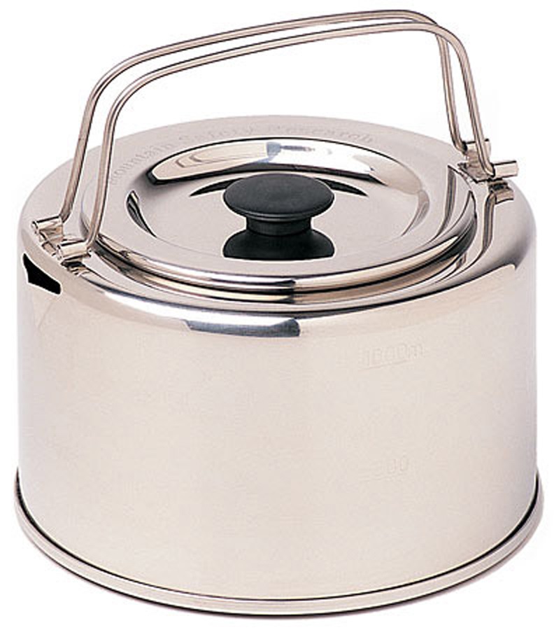 MSR Alpine Teapot Lightweight Backpacking Kettle, 1L Silver