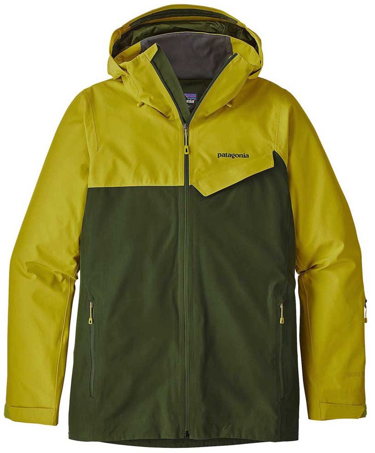 Patagonia Powder Bowl Gore-Tex Ski/Snowboard Jacket, L Fluid Green