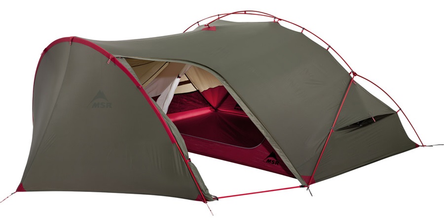 MSR Hubba Tour 2 Backpacking Tent 2 Man Green