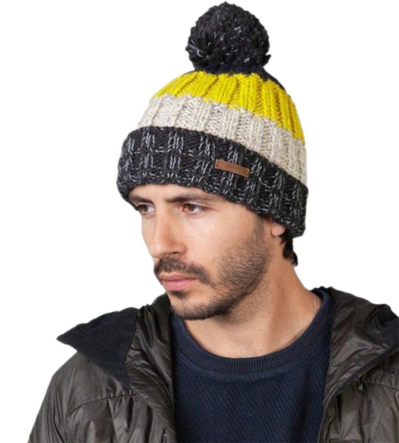 Barts Wilhelm Ski/Snowboard Beanie Bobble Hat Yellow