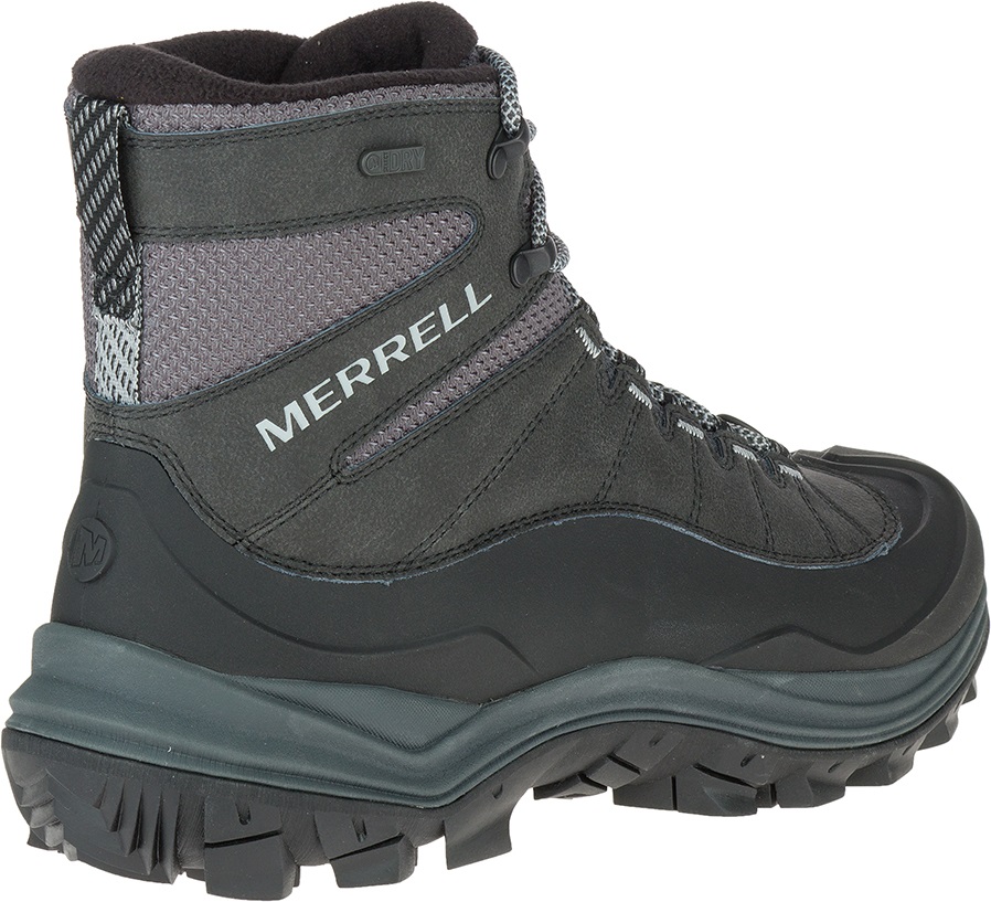 Merrell Mens Thermo Chill Mid Shell Wp Winter Boots, Uk 8.5 Black