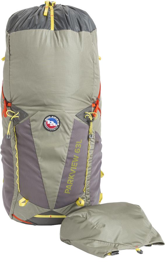 Big Agnes Parkview Large Hiking Backpack, 63l Olive