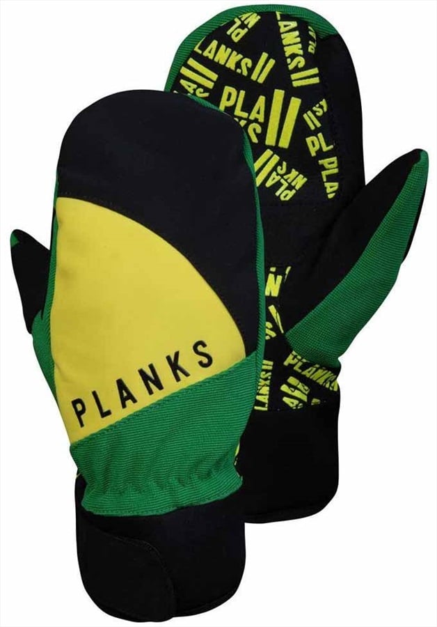 Planks High Times Ski/Snowboard Pipe Mitts, L Bolt