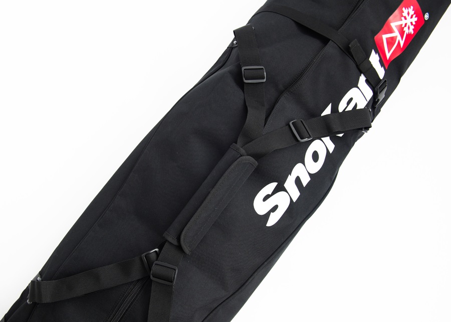 SnoKart 2 Ski Roller Double Ski Bag 185cm Black