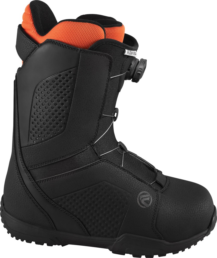 Flow Vega Boa Snowboard Boots, UK 10.5, Black, 2016