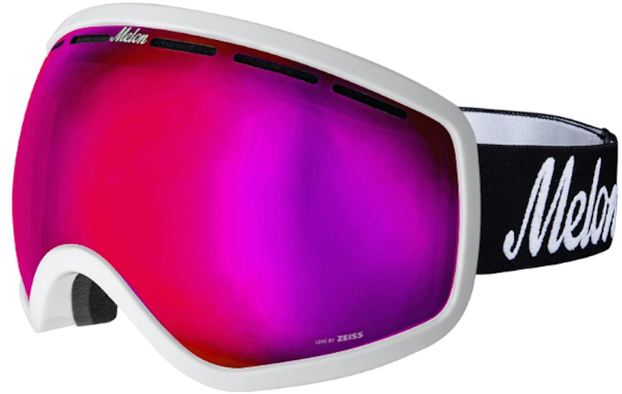 Melon Chief Pink Chrome Snowboard/Ski Goggle, M/L White