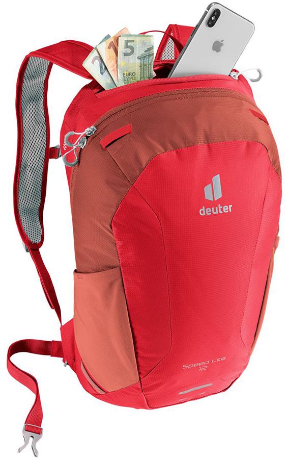 Deuter Speed Lite 12 Daypack Hiking Backpack, 12L Chili/Lava