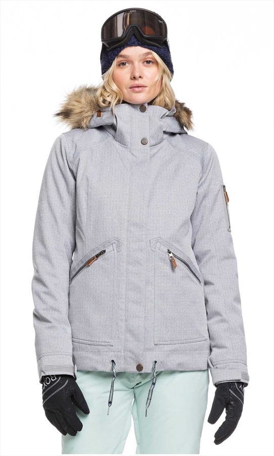 roxy grey ski jacket