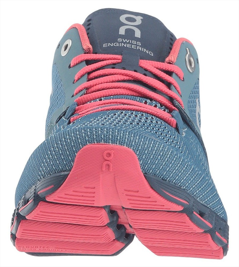 On Cloud X Women's Running Shoes, UK 5 Lake/Coral