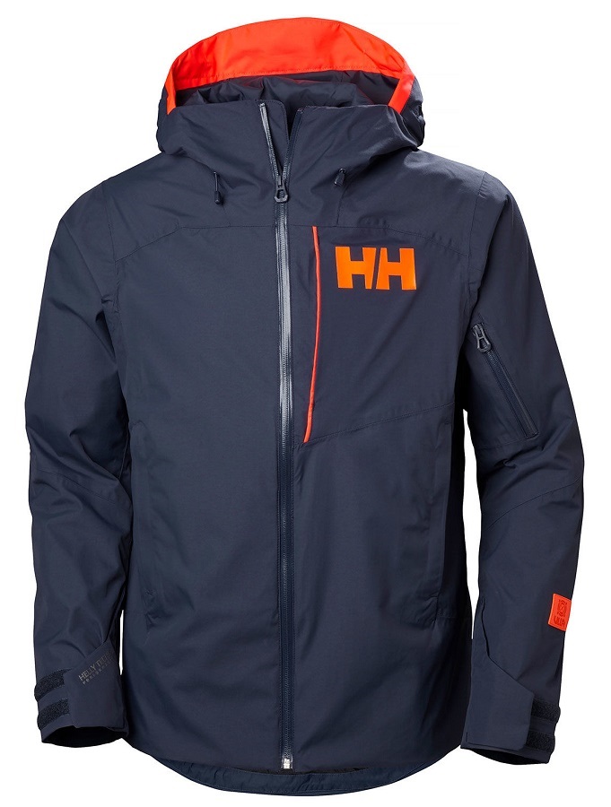 Helly Hansen Overland Shell Snowboard/Ski Jacket, M Graphite Blue