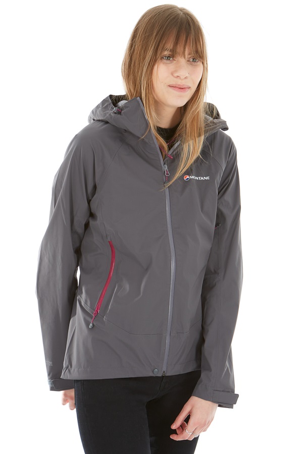 Montane Element Stretch Women's Waterproof Jacket, Uk 14 Slate