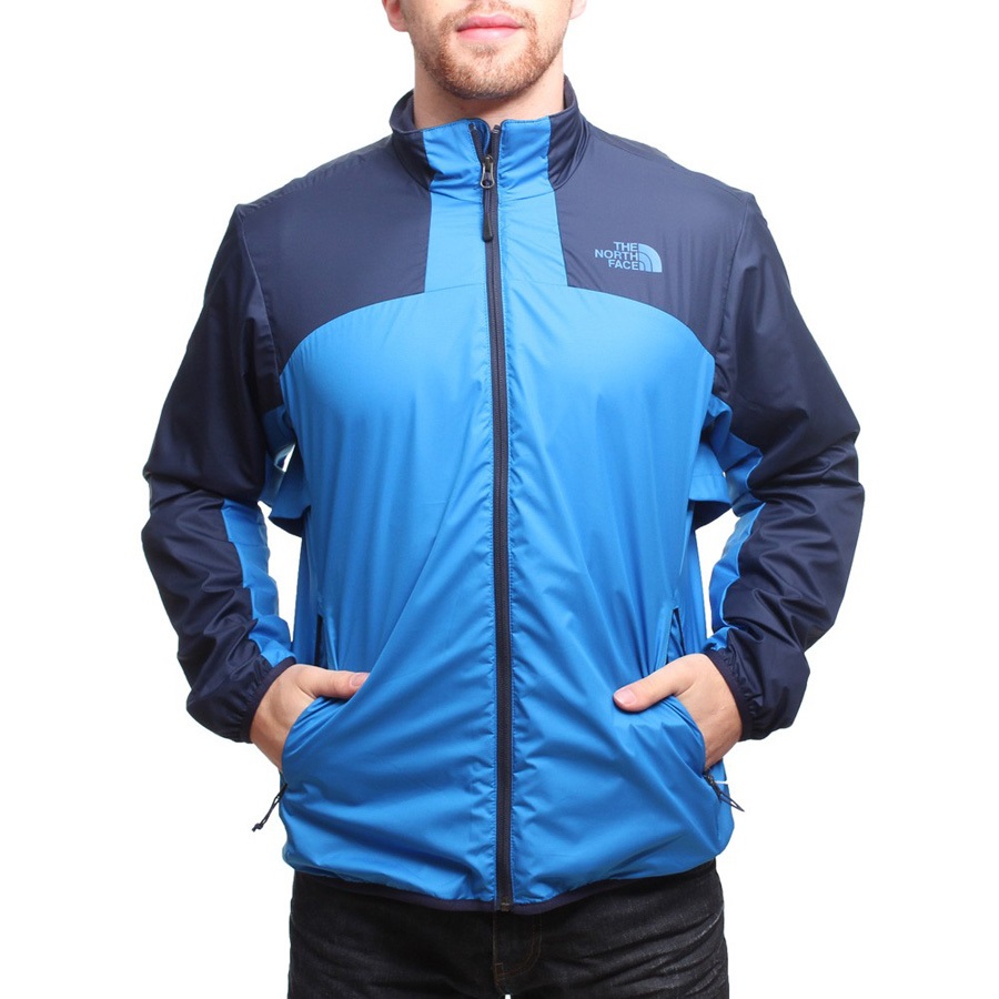 The North Face Flyweight Lined Men's Wind Resistant Jacket, S, Blue