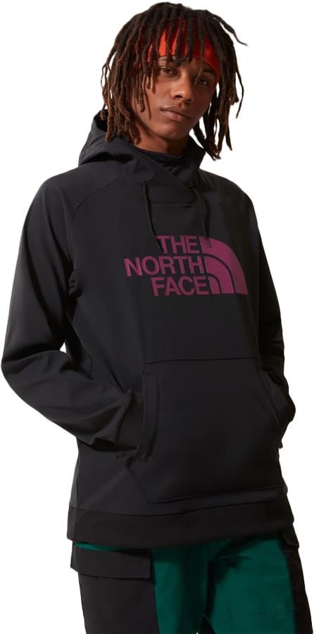 The North Face Tekno Logo Hoodie, M TNF Black/Roxbury Pink