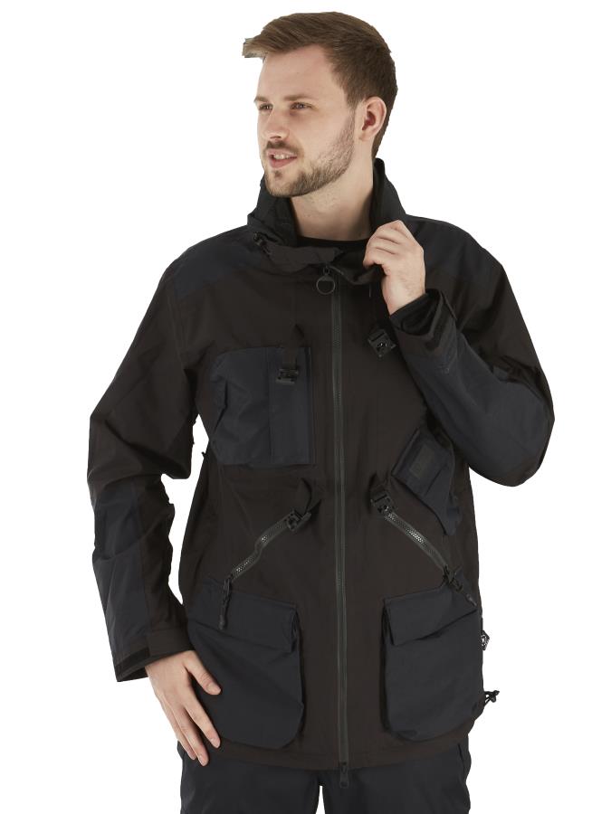 DC Operative Ski/Snowboard 45K Waterproof Shell Jacket, XL Black
