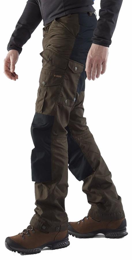 Fjallraven Vidda Pro Men's Hiking Trousers, 46 Long Dark Olive