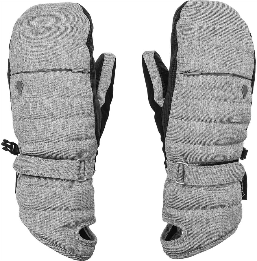 Peep GoreTex Women's Ski/Snowboard Mitts L Heather Grey