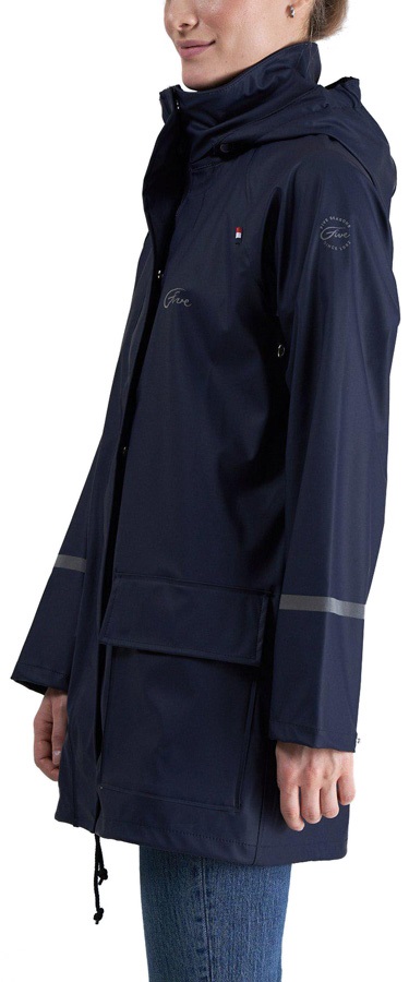 Five Seasons Noli Women's PU Waterproof Jacket, S Marine