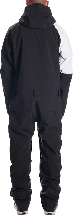 686 Hydra Coverall One Piece Ski/Snow Suit, L Black Colorblock