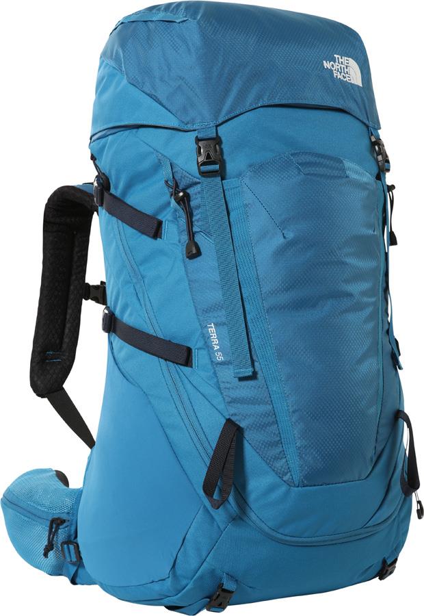 The North Face Terra 55L Hiking/Trekking Backpack, S/M Banff Blue