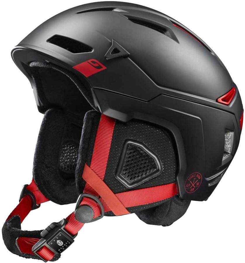 Julbo The Peak Snowboard/Ski Helmet, M Black/Red/Grey