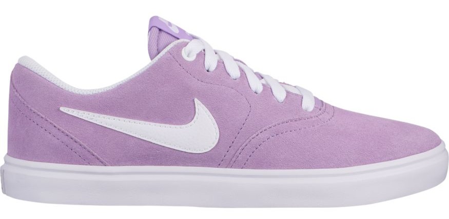 Skate Shoes Trainers, UK 4.5 Violet/White