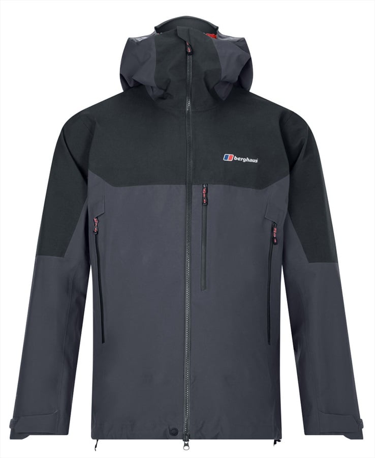Berghaus Extrem 5000 Waterproof Gore-Tex Shell Jacket, XL Dark Grey