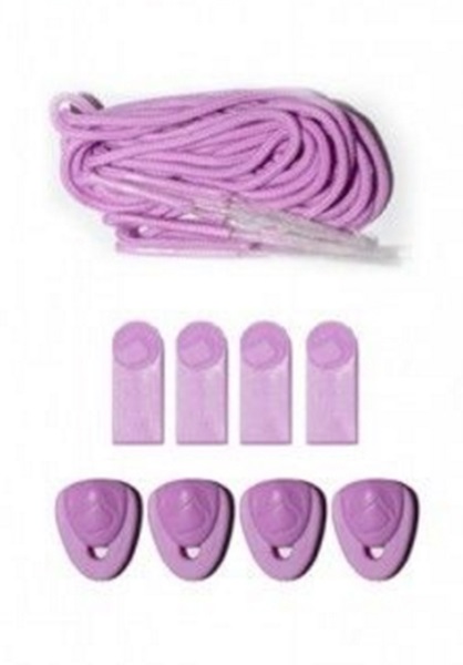Liquid Force Lace and Lock Kit For Wakeboard Bindings, Set Of 4 Purple