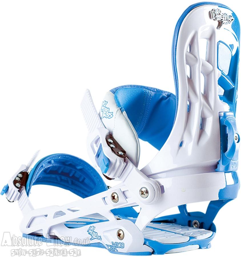 390 Boss Snowboard Bindings, Blue, (UK 2011