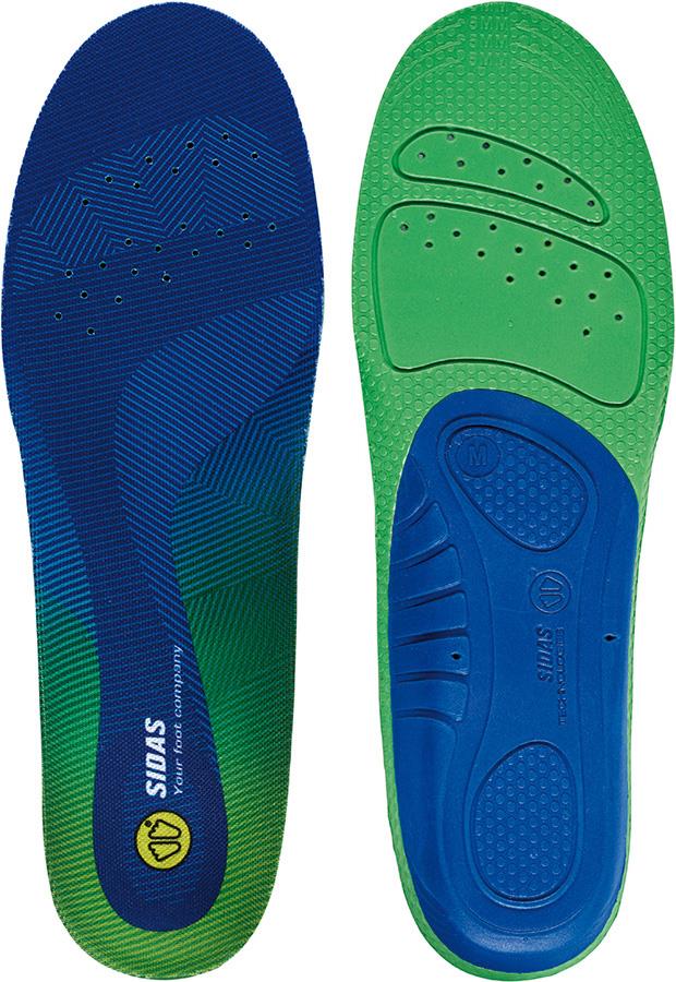 Sidas Comfort 3D Boot/Shoe Insoles, XS Blue/Green