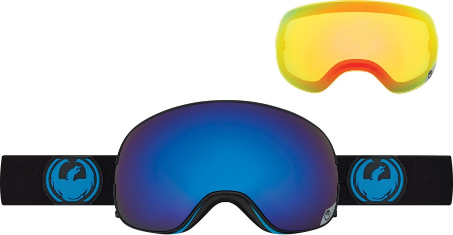 Dragon X2 Snowboard/Ski Goggles M/L Jet Dark Smoke Blue