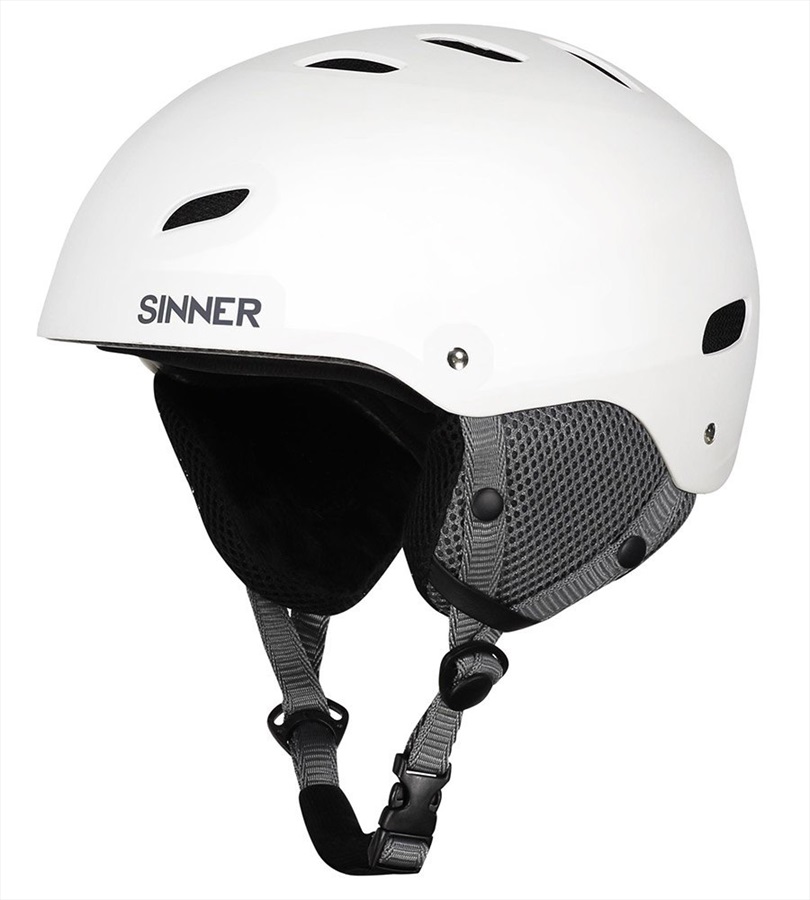 Sinner Bingham Ski Snowboard Helmet M Matte White