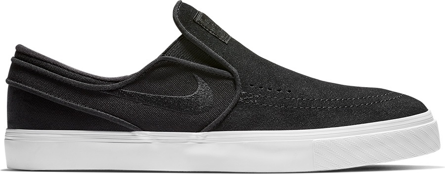 janoski slip on black white