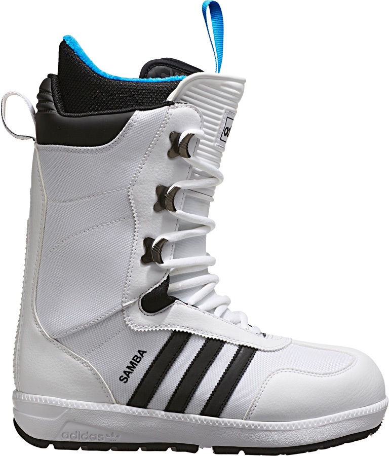 Adidas The Samba Snowboard Boots, UK 8.5, White/Black, 2017