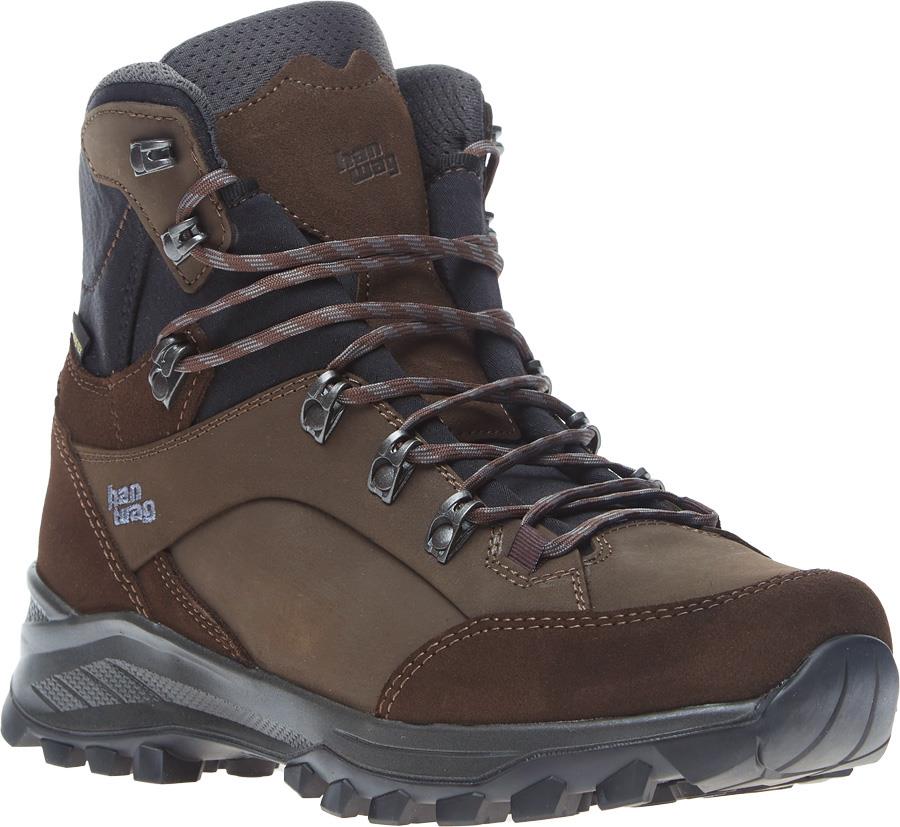 Hanwag Banks GTX Hiking Boots UK 7.5 Mocca/Asphalt