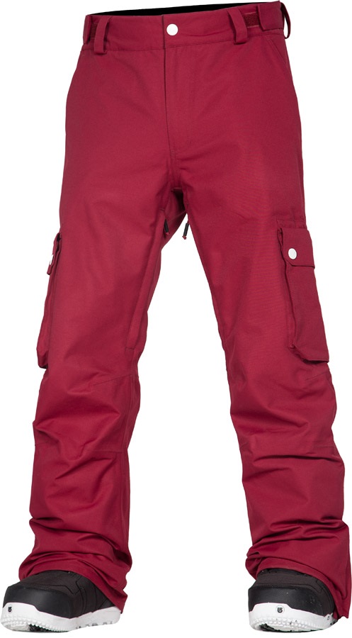 maroon snowboard pants