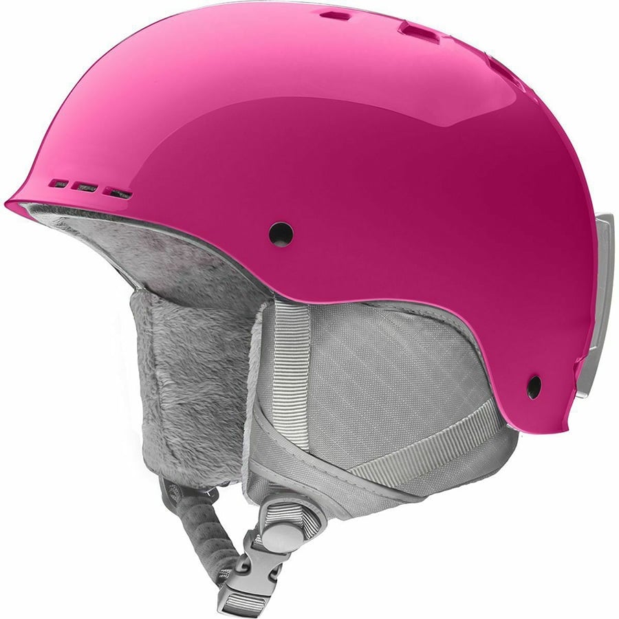 pink helmet ski