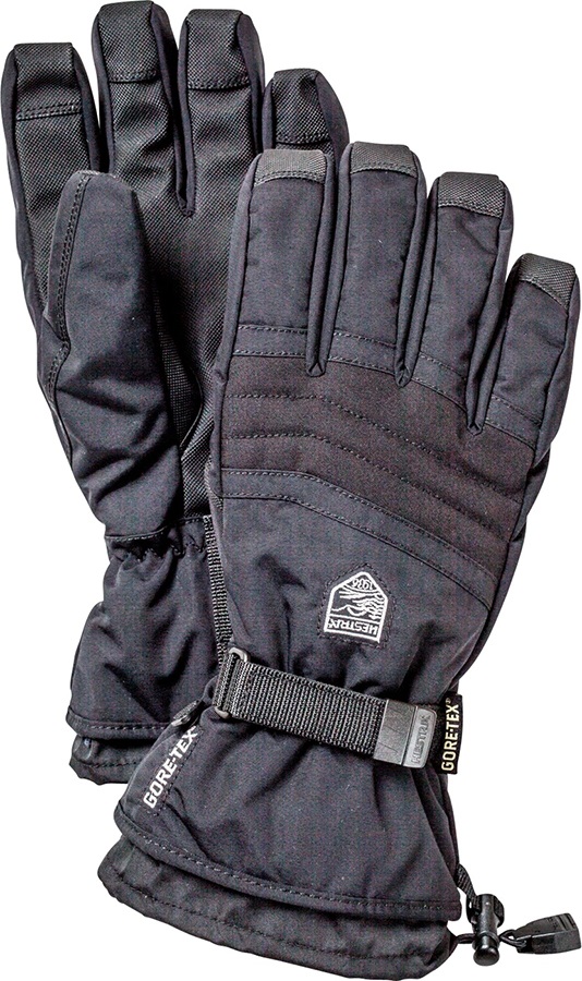 Hestra Gauntlet Gore-Tex Ski/Snowboard Gloves, S Black