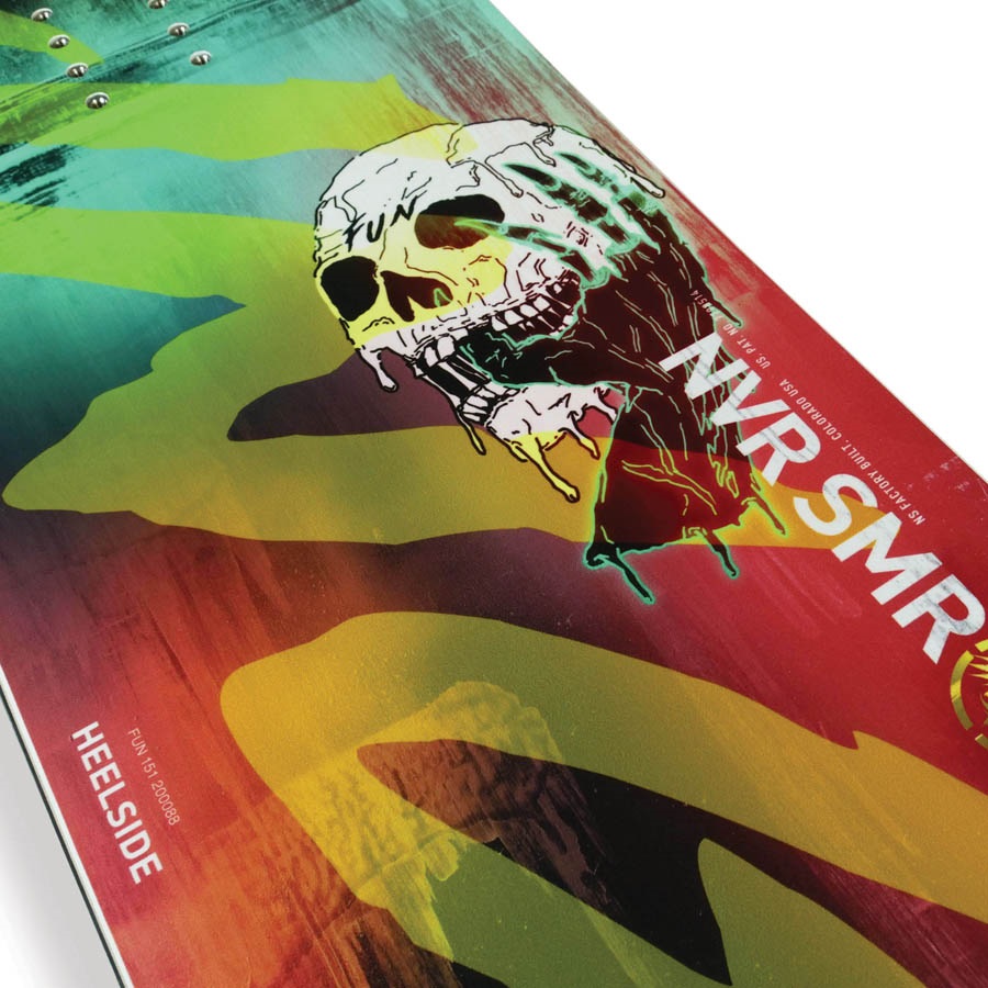 Never Summer Funslinger Rocker Camber Snowboard, 151cm 2020