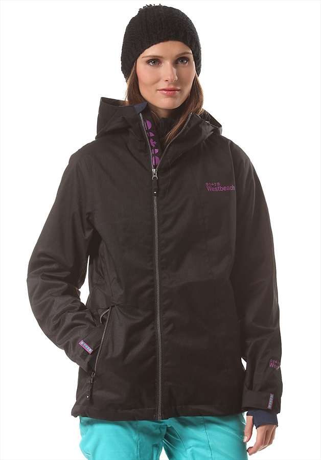 Westbeach Lansdowne Women's Ski/Snowboard Jacket, XS, Black