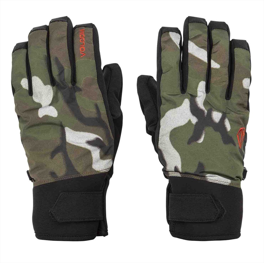 camo snowboard gloves