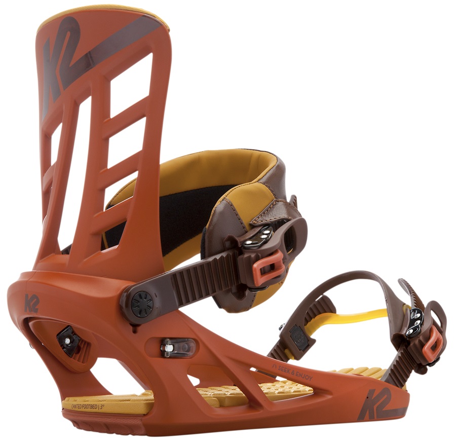 K2 Formula Snowboard Bindings, XL, Autumn Red, 2017