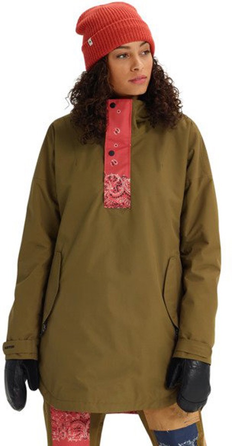 burton chuteout anorak jacket