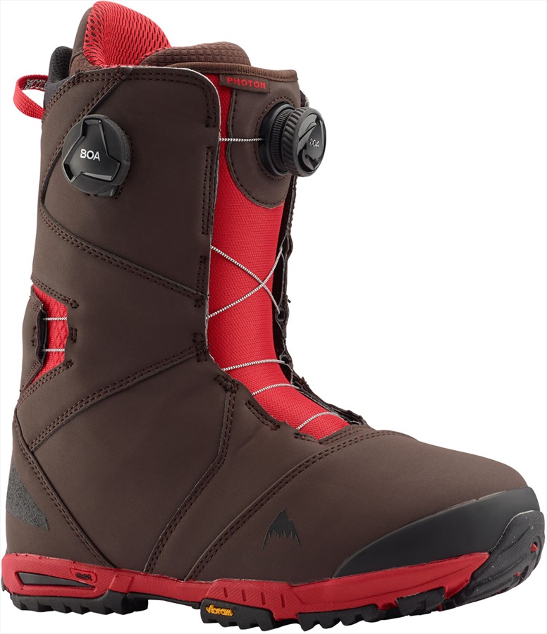 Burton Photon BOA Men's Snowboard Boots, UK 12 Brown/Red 2020