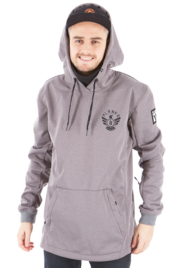 Planks Parkside Riding Hood Technical Hoodie, S Sports Grey