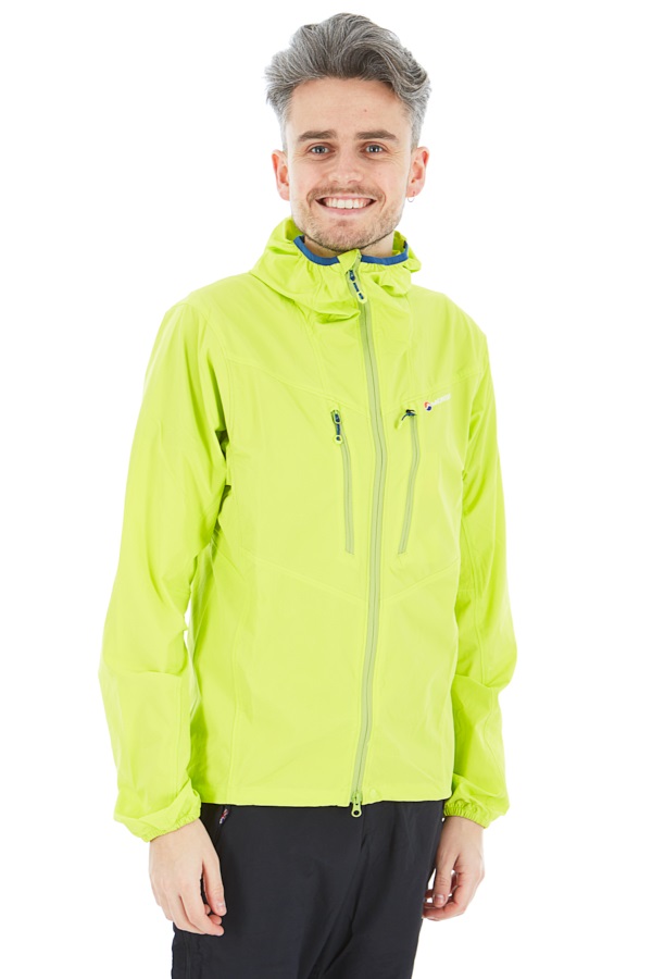 Montane Alpine Edge Jacket Hiking/Climbing Softshell, XL Citrus Green