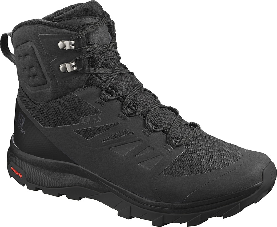 Salomon OUTblast TS CSWP Men's Hiking Boots, UK 11 Black/Black/Black